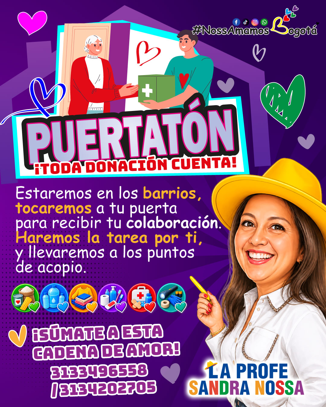 Súmate a esta cadena de amor.